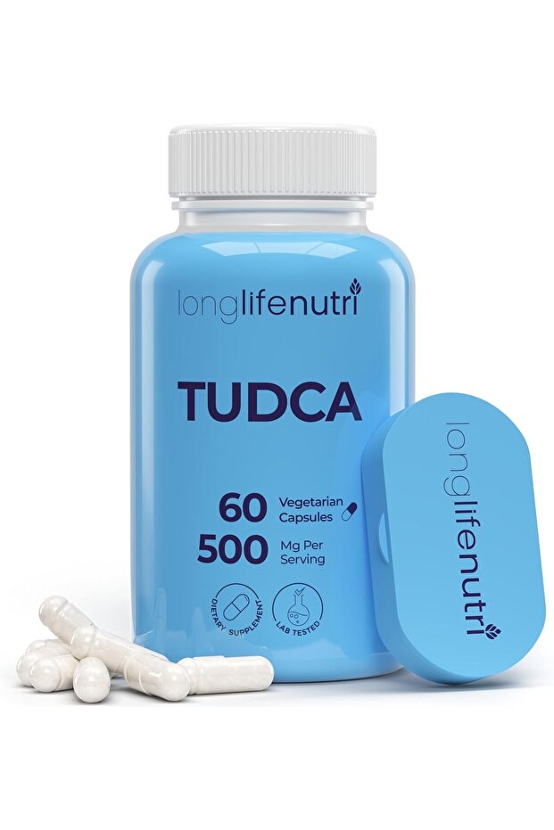 Longlifenutri Tudca - Tauroursodeoxycholic Acid Bile Salt 500Mg Per Serving & 60 Vegetarian Caps