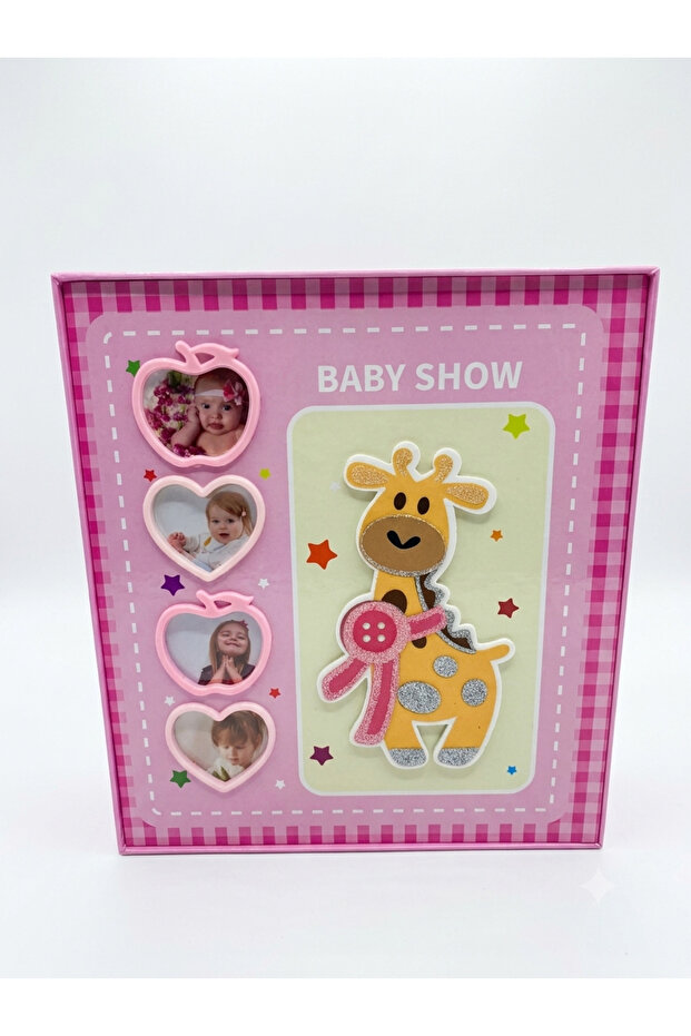 Baby Shower Baby Album Pink
