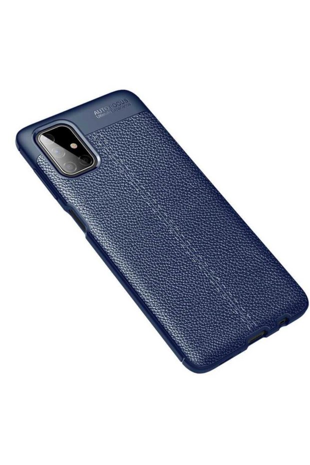 Compatible for Samsung Galaxy M51 Ultra Protection Leather Look Silicone Surface Case Niss Cover