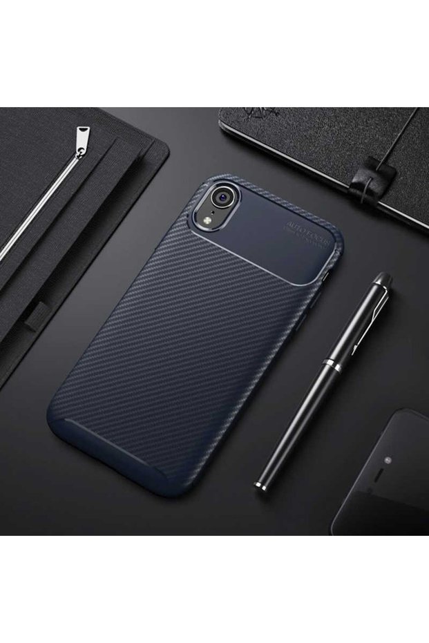 iPhone Xr 6.1 Compatible Case Carbon Design Cover