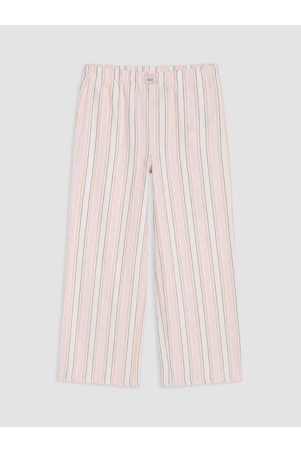 Striped Girls' Pajama Bottoms (W6)
