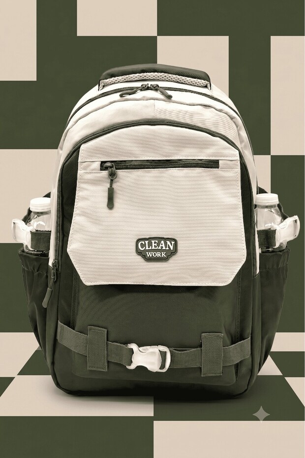 Water Resistant Satin Fabric Unisex Multi-Compartment Middle School,High School School Backpack Travel Bag