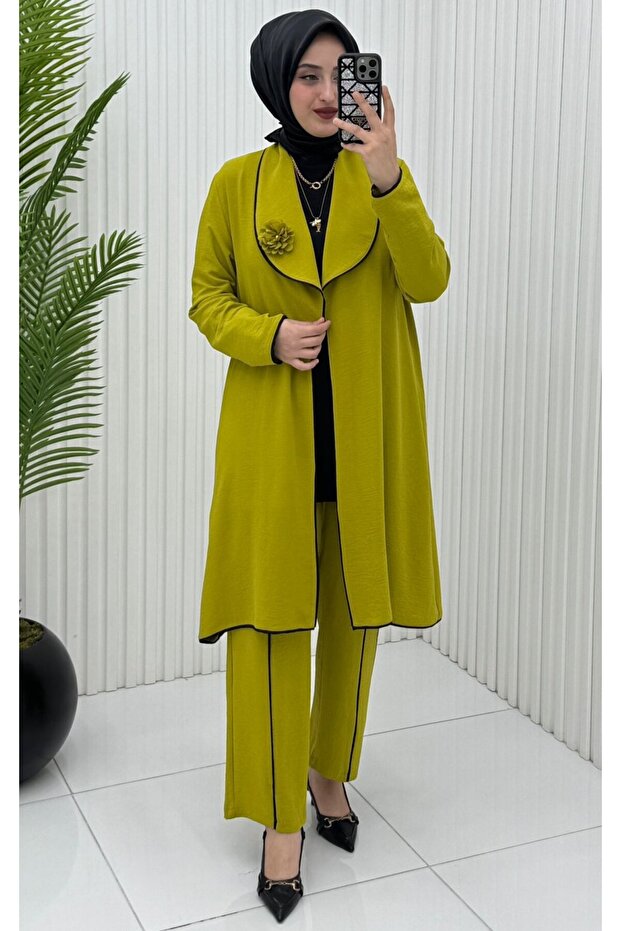 İkra 3-Piece Set Oil Green