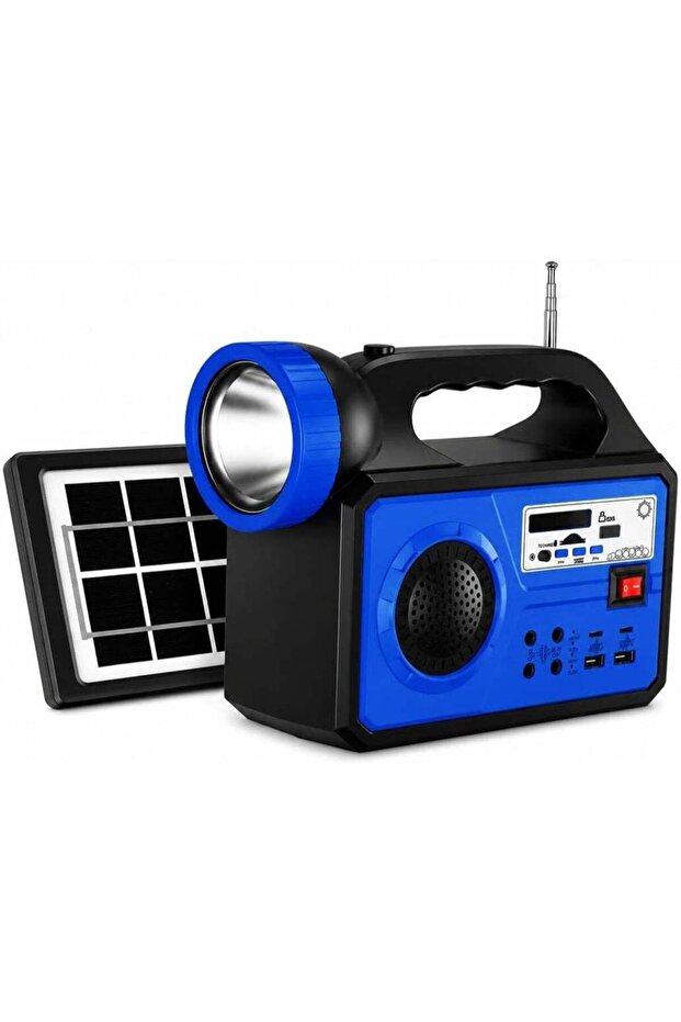 JT-QT-T08 Portable Solar Lighting System with Solar Panel, 3 LED Bulbs, USB Mobile Charging, Rechargeable Battery, Multi-Function Solar Power Kit for Home, Camping, Outdoor & Emergency Use