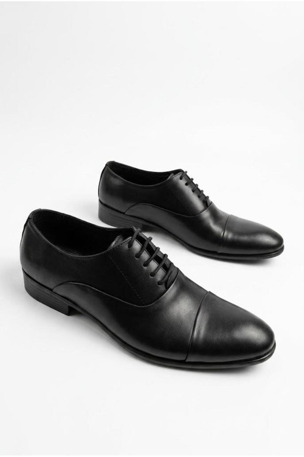 31503 Black Leather Groom Shoes Suit Shoes Men's Shoes