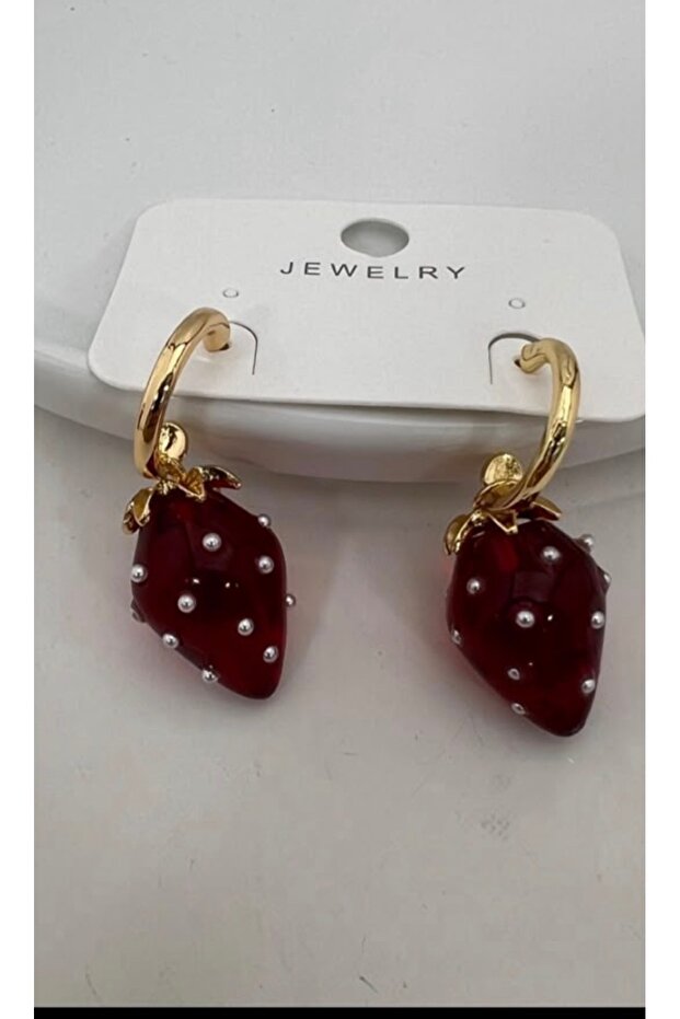 Strawberry earrings