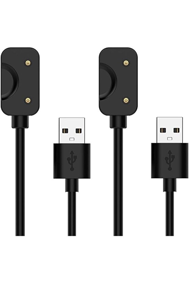 كابل شحن متوافق مع سامسونج جالاكسي فيت 3، قطعتان، كابل شحن بديل مغناطيسي من نوع USB A