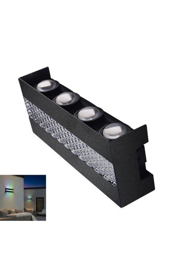 Wall lamp, LED wall lamp, suitable for indoor/outdoor use, ideal for gardens, houses and other outdoor locations.