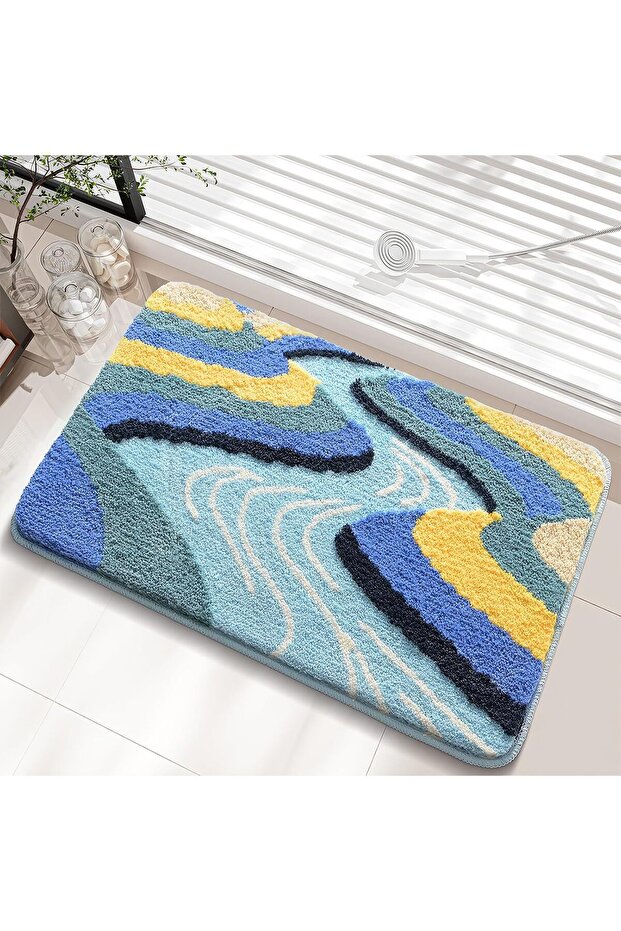 Bathroom mat, creative river pattern - 50*80cm