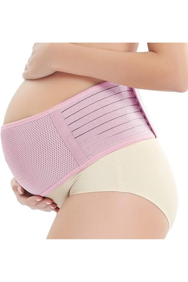 Maternal Belt 120CM Pregnant Woman Belt Pregnancy Belt Lumbar Support Back Abdominal Support for Pregnant Woman Pink