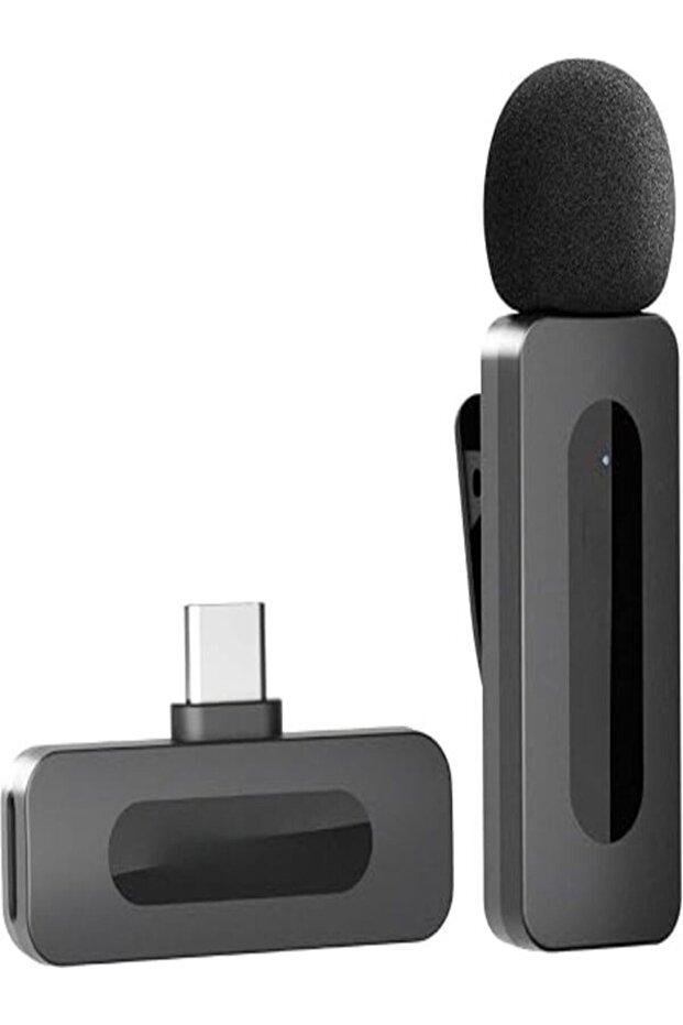 Wireless Microphone for Android SmartPhone Laptop - Omnidirectional USB C Video Recording Mic for Interview Podcast Vlog YouTube Live Stream