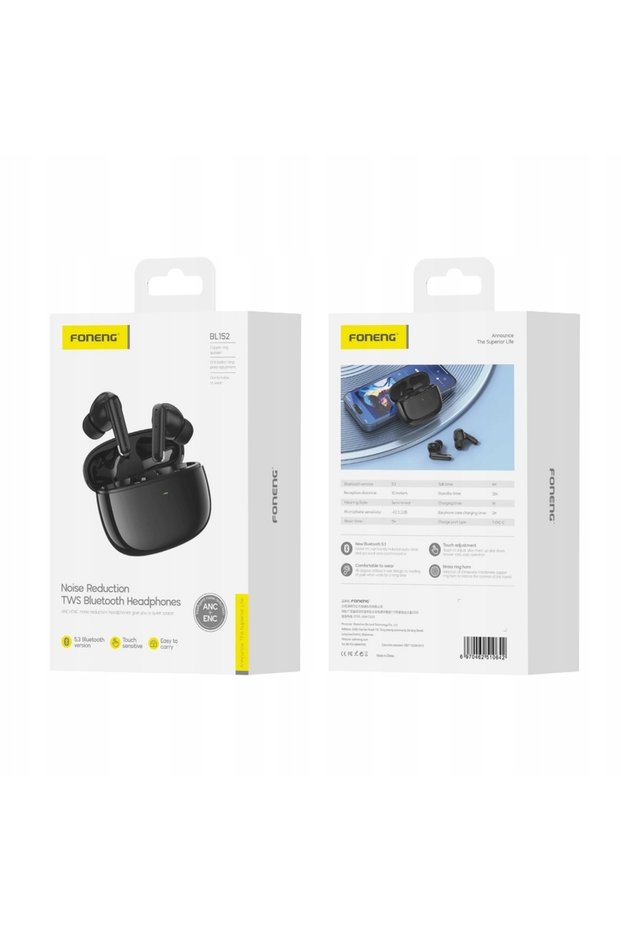 Căști wireless TWS BL152 pentru telefoane Android și iPhone