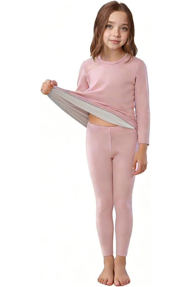 Thermal Underwear for Kids Boys Girls Thermals Long Johns Underwear Base Layer Cold Weather Ultra Soft Moisture Wicking Flexible Wear Itch Warm Retention