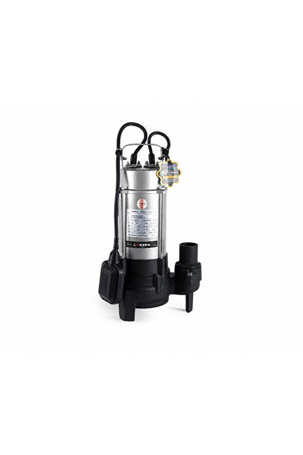 DR 100S 1HP DRAINAGE & SEWAGE PUMP – SS316 IMPELLER, 250 LPM