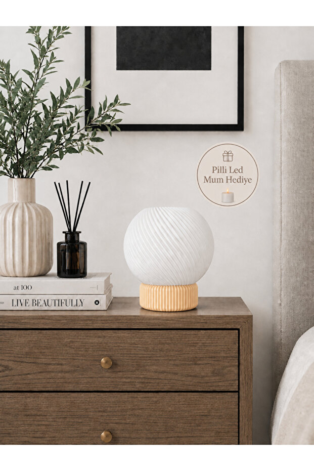 3D Baskı Mini Dekoratif Masa Lambası
