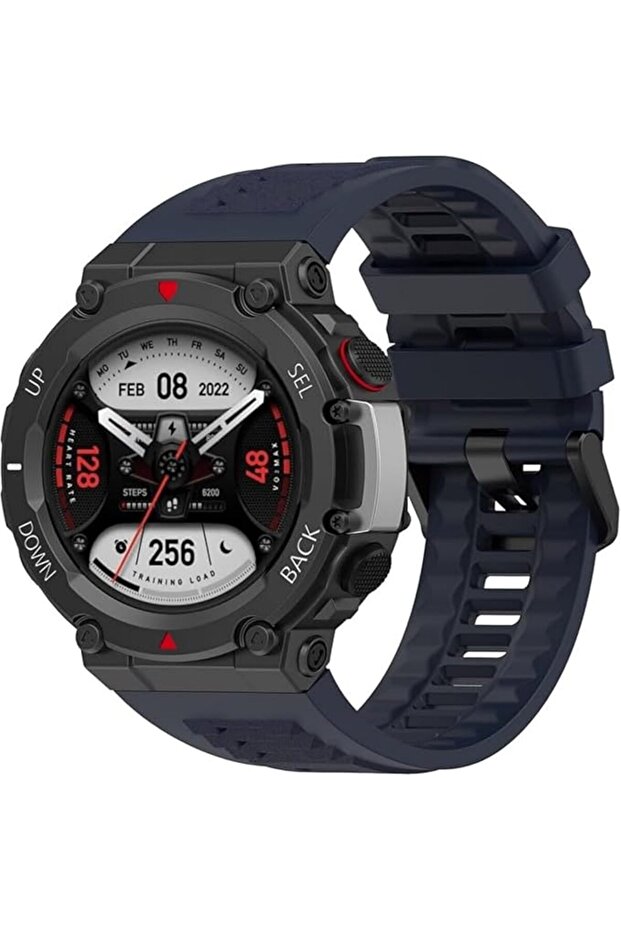 Band for Amazfit T-Rex 2 Soft Silicone Strap Men's Women's Sport Strap Replacement Adjustable