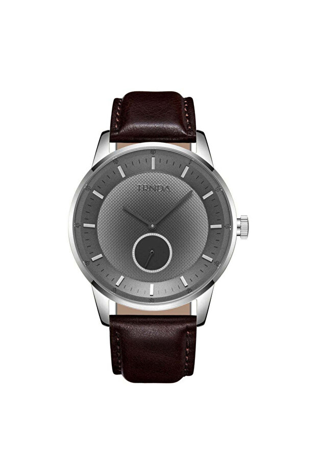Men's Stainless Steel Watch, Black Dial | Trnd-M43-Bk