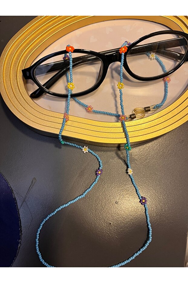 Floral Beaded Glasses Chain