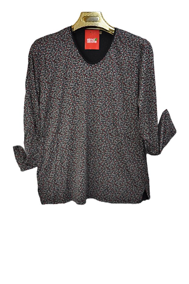 Plus Size Women's Combed Cotton Blouse