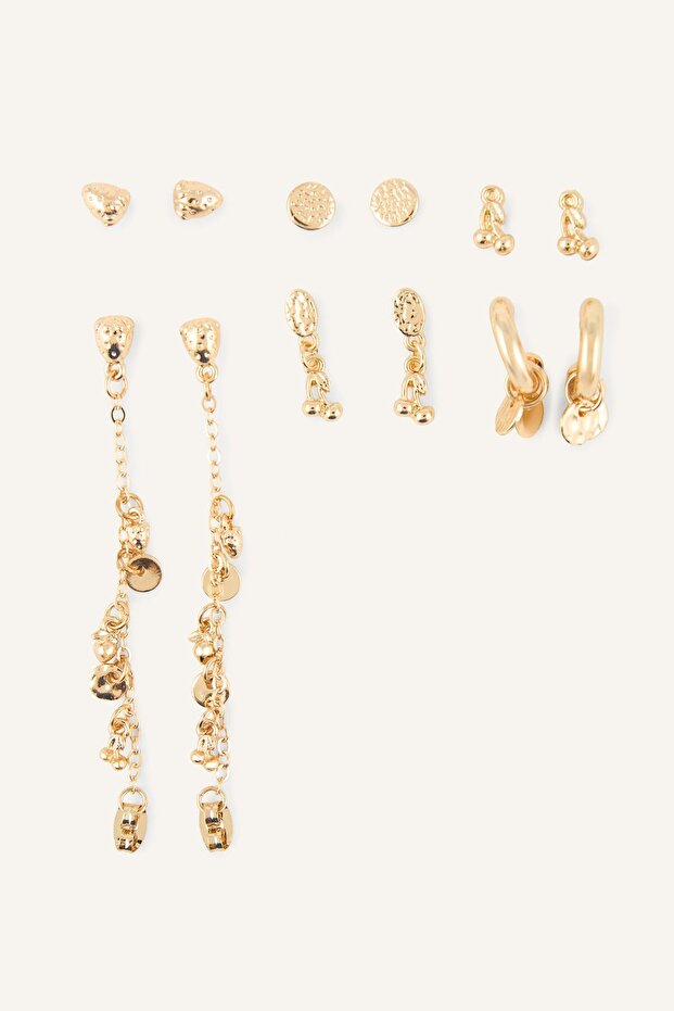 Women's 6-Piece Multi-Design Dangle Earring Set I1378Axns