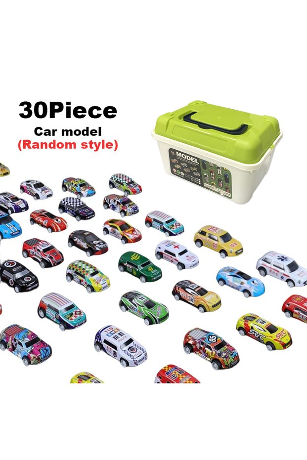 30Pieces cars pro 20/30/50Pcs Mini Car Set Inertia Pull Back Cars for Boys Plastic Vehicle Model Col
