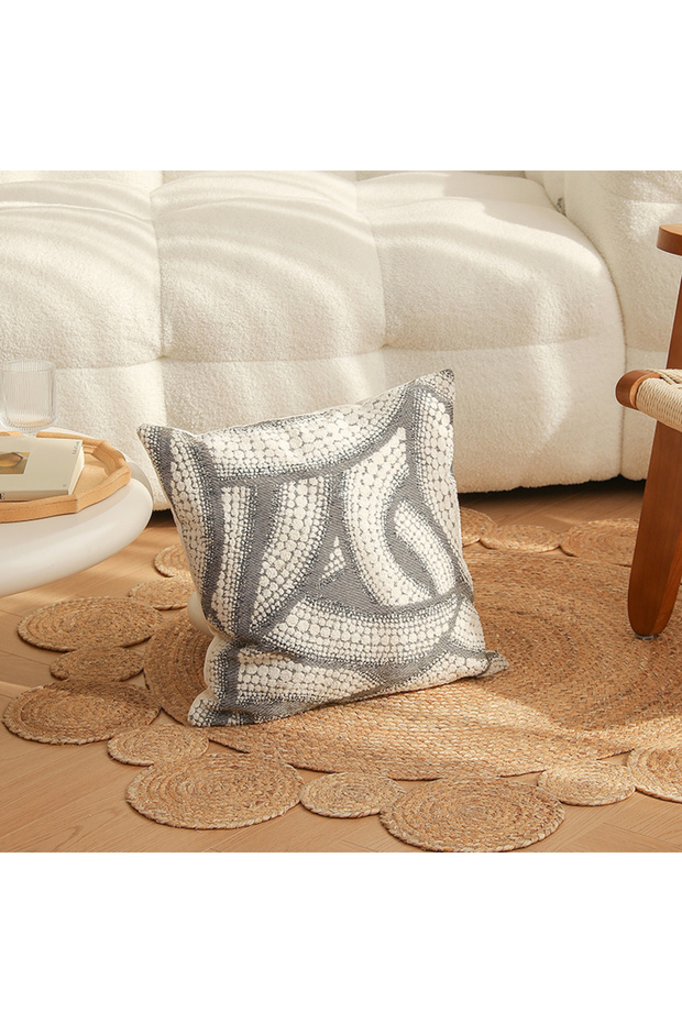 Decorative Cushion, Polyester Jacquard, 45 x 45 cm, Design TH-SM3929-1A