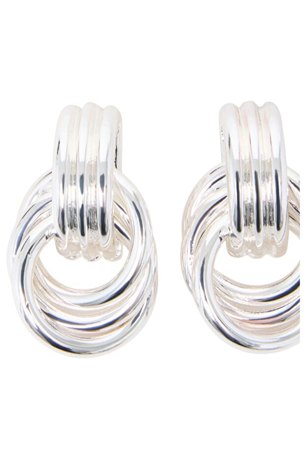 Women Triple Row Knot Earrings