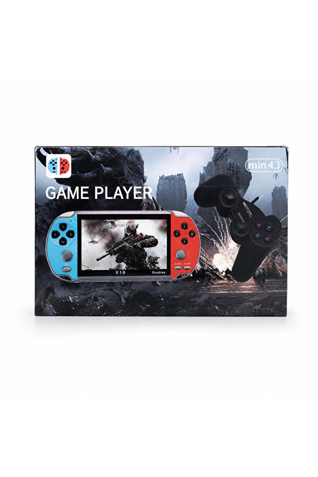 X19 Handheld Game Console with 4.3-inch Screen and Dual Play Support