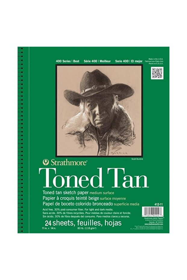 Strathmore SKTCH TN 400 WB TAN 11X14(12)