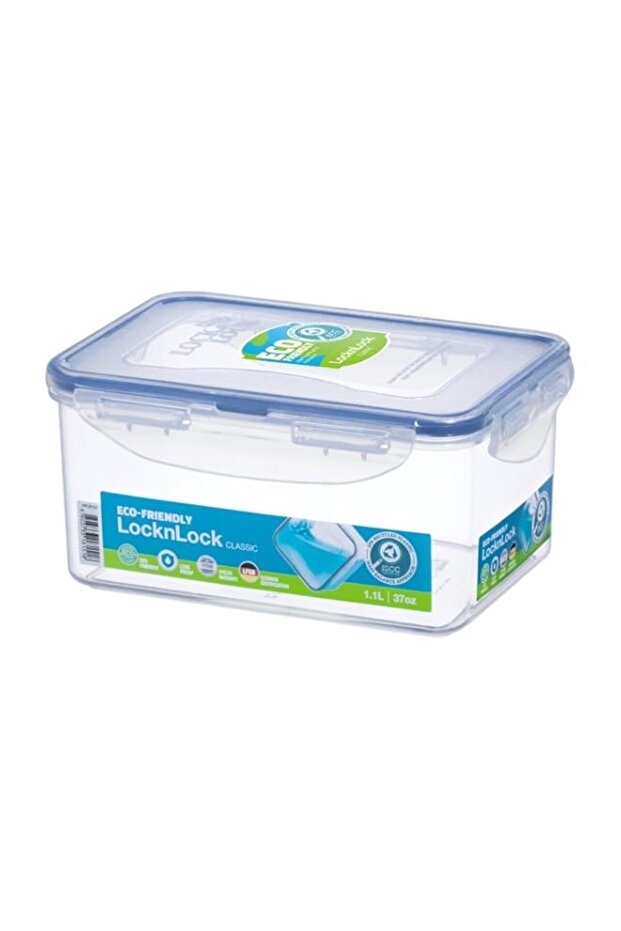 LocknLock 1.1L Rectangular Airtight Food Storage - BPA-Free, Microwave, Freezer, and Dishwasher Safe