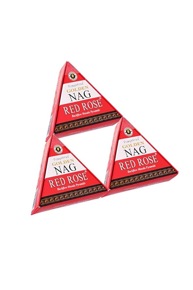 NKlaus Rose Incense Cones & Incense Pyramids Set - 30 Pieces - Incense for Love & Harmony