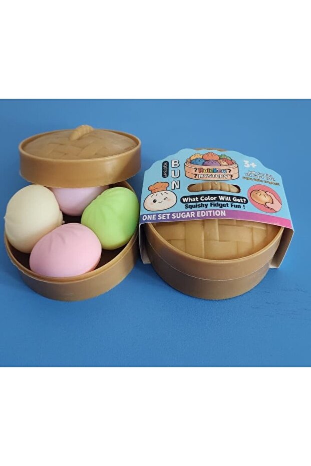 4 in a Box Squishy Dumpling (Assorted 4 Colours in a box)