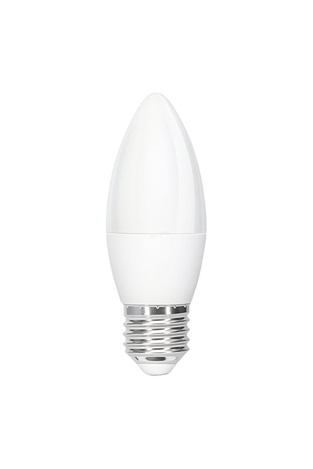 Duravel 7W LED Candle Light Bulb, E27 Base, Warm White, Frosted