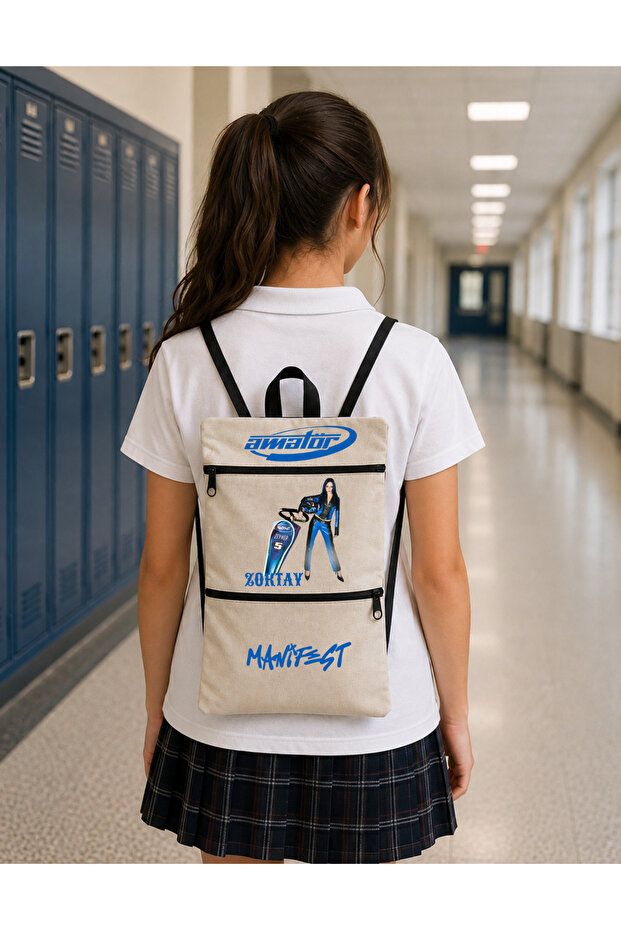 Manifest Lidya, Zoktay, Esin,Sueda, Mina, Hilal Designed Canvas Premium Quality Premium Print College School Backpack