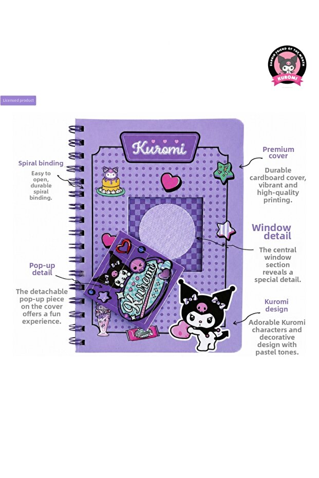 2026 New Season Notebook with Puzzle Stickers and Removable Stripes