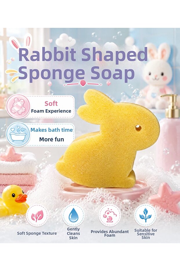 Rabbit Sponge Soap - 1