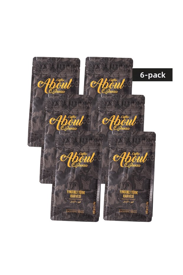 Turkish Coffee with Nuts 200 Gr - Advantage Pack of 6