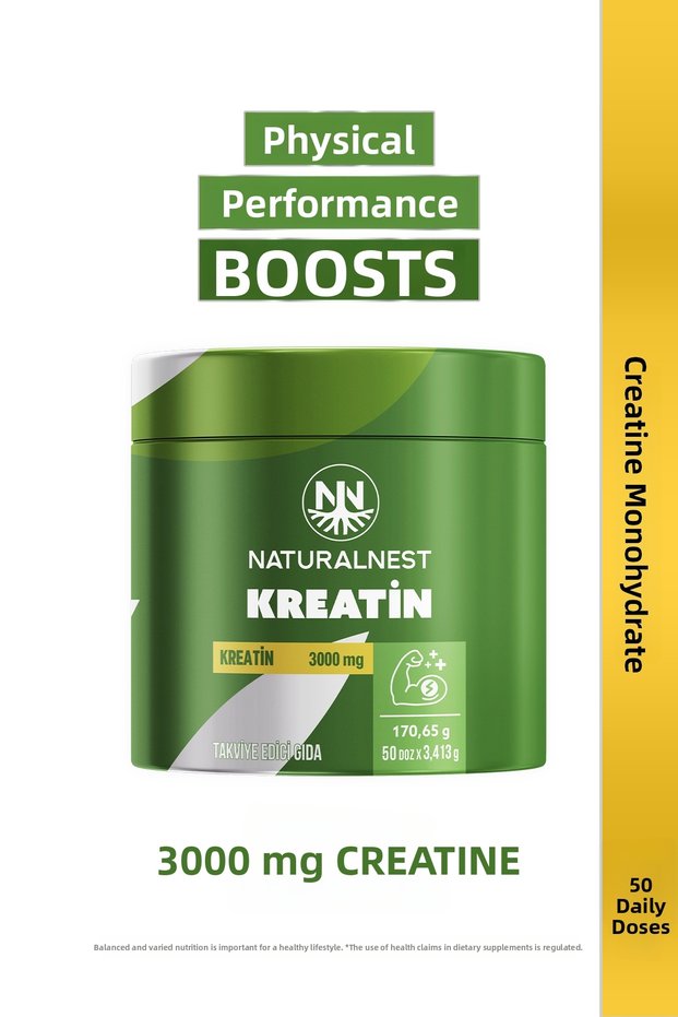 Creatine Monohydrate 3000 Mg - 170.65 g - 50 Servings - Unflavored