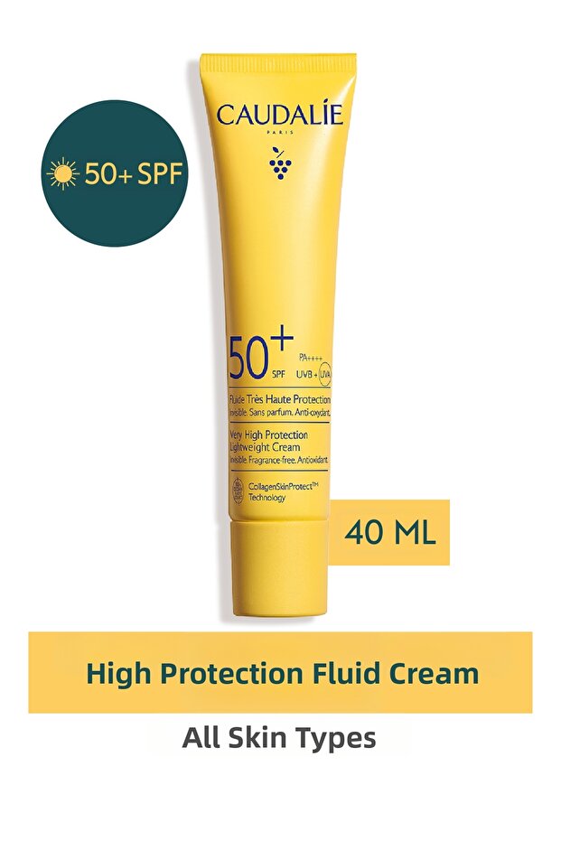 كريم سائل يوفر حماية عالية بعامل حماية من الشمس SPF50+ 40 مل