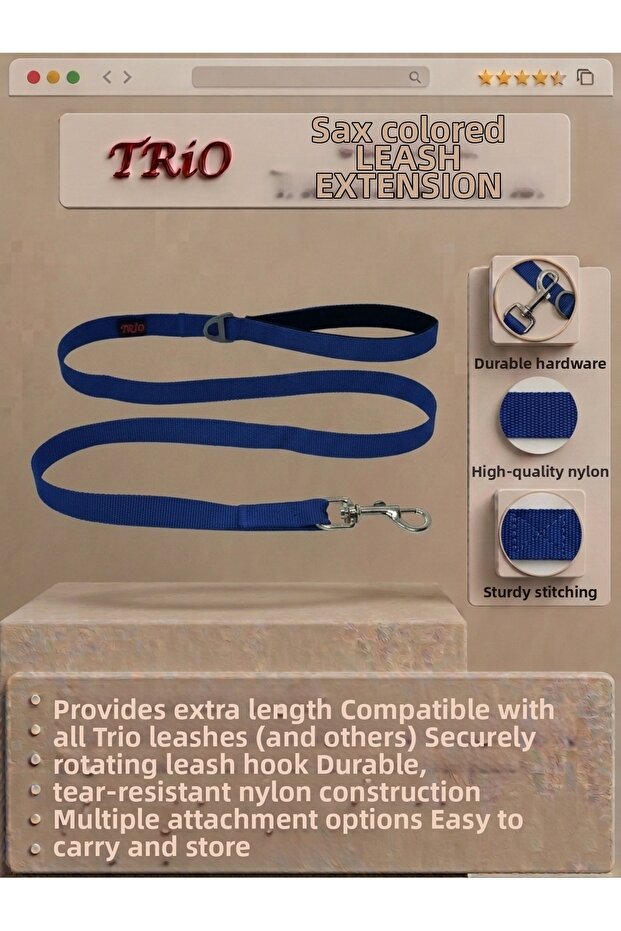 -Leash Extension Traveling Strap Extension Strap for Cat and Dog Leashes