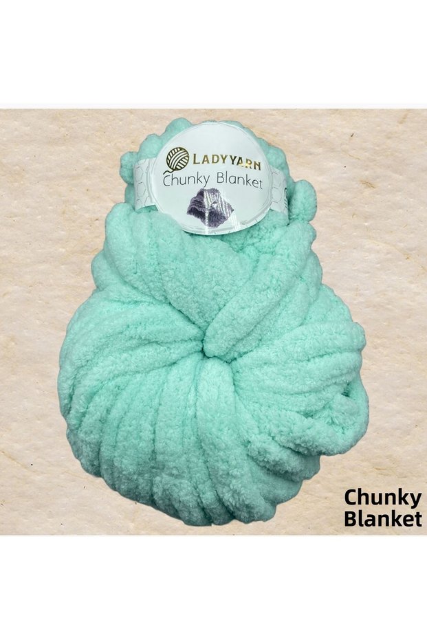 Chunky Blanket 173 Mint Green