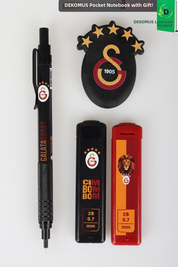 X Dekomus Licensed Metal Body 0.7 mm Tip Pen/Architect's Pen, 2 Pieces of 0.7 Tip Tube and 5 Y
