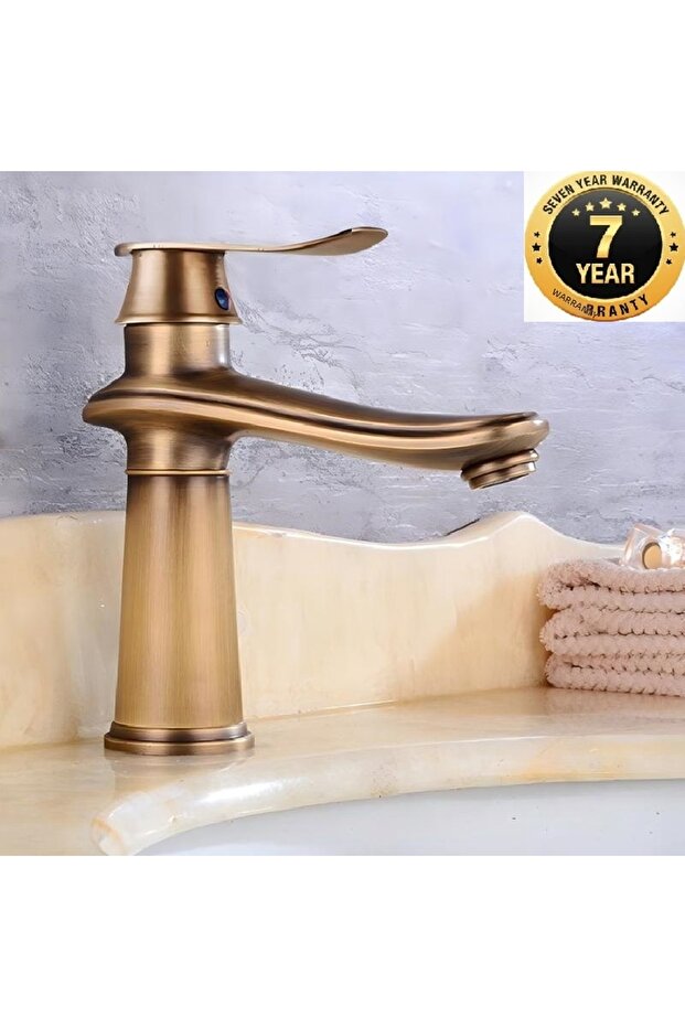 Bathroom Sink Faucet Antique Color New Style Model 7 Years Warranty Imported
