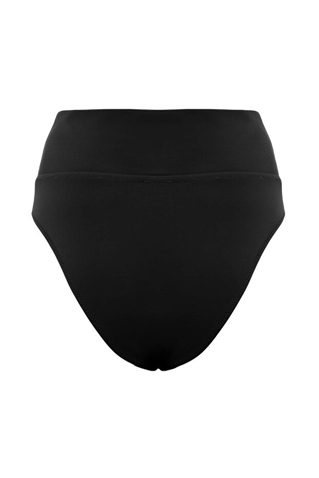 Siyah Hipster Süper Yüksek Bel LYCRA® XTRA LIFE Bikini Altı TBESS26BA00019 - 6