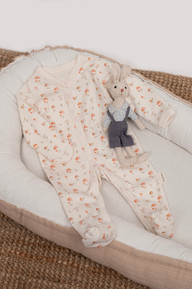 Baby Rompers Printed Snap Fastener Sleeping Bag Newborn Baby Rompers