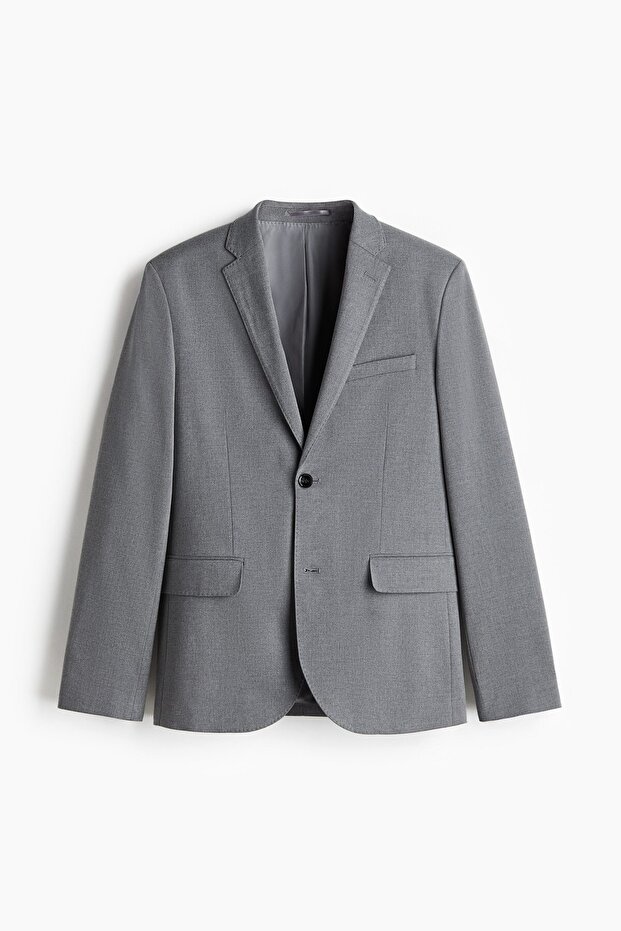 Tek Sıra Düğmeli Ceket Slim Fit