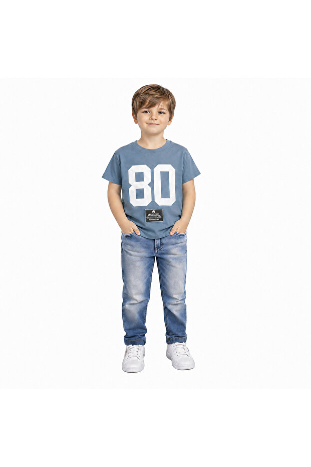 3-8 Years Old Boy's 95% Cotton T-Shirt