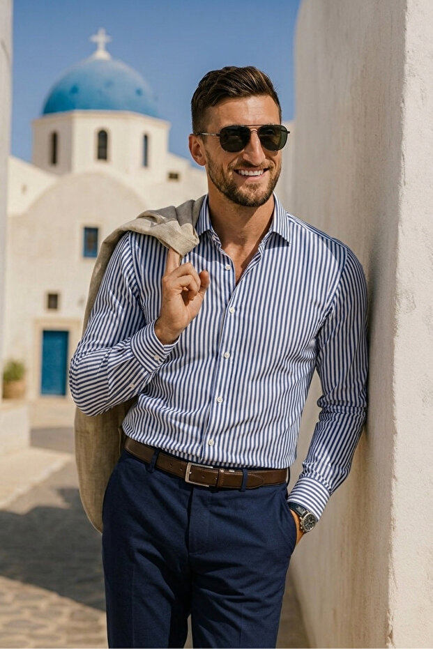 NAVY STRIPE - 1