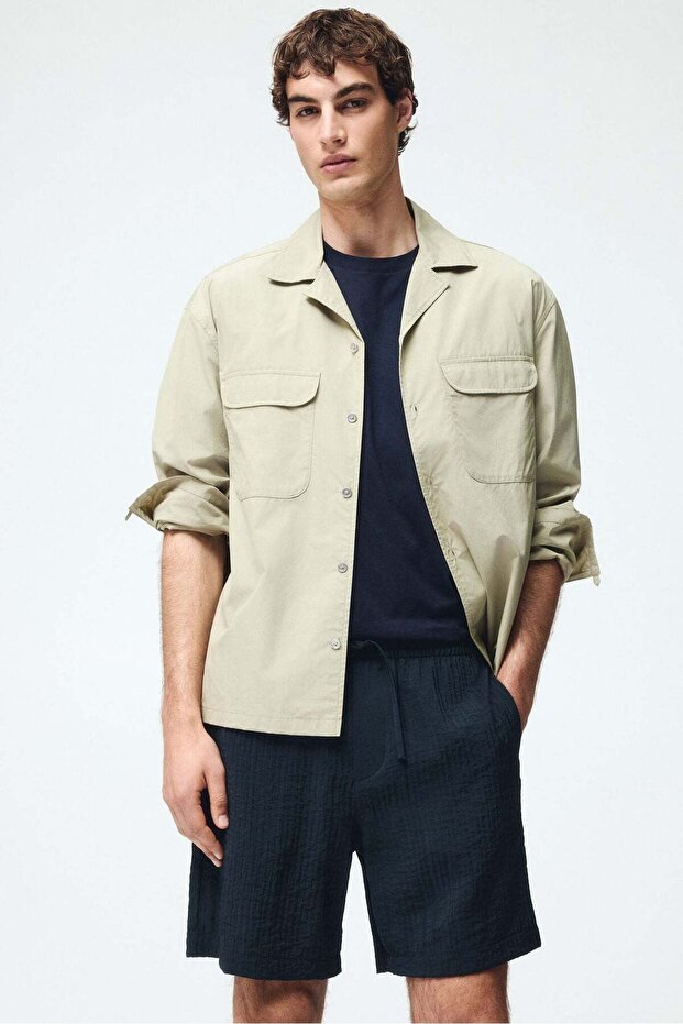Relaxed Fit Textured shorts