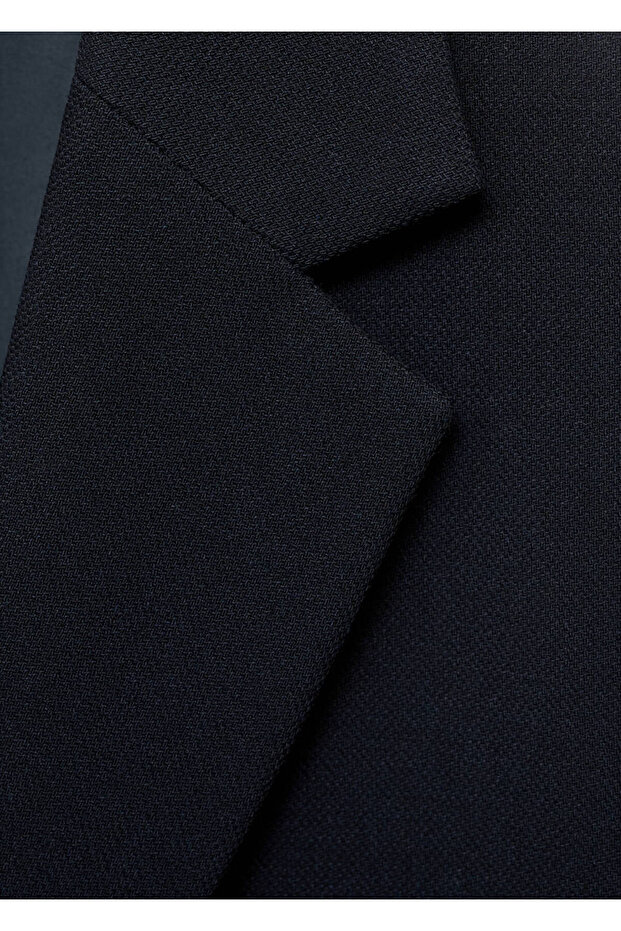 Verner dar kesim pamuklu blazer ceket - 8